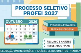 Cronograma Retificado do Processo Seletivo PROFEI 2027